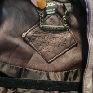 Brown Joujou Leather Jacket